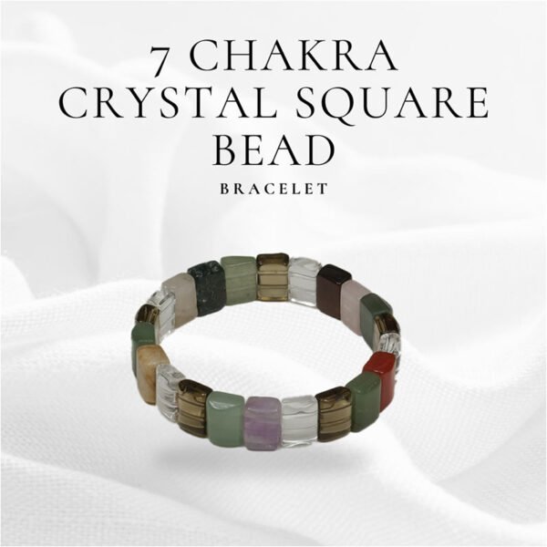 7 Chakra Crystal Square Type Bracelet