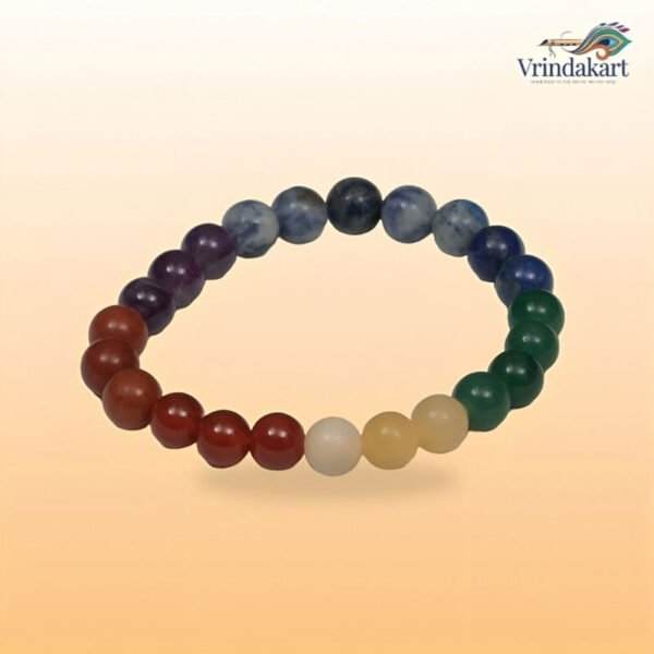 7 Chakra Round Beads Handcrafted Healing Bracelet