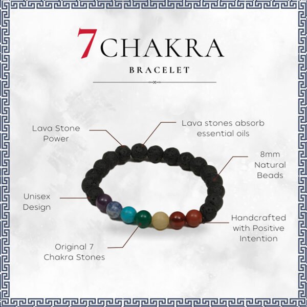 7 Chakra Stone Bracelet
