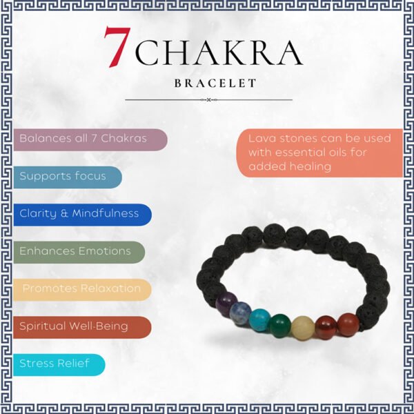 7 Chakra Stone Bracelet