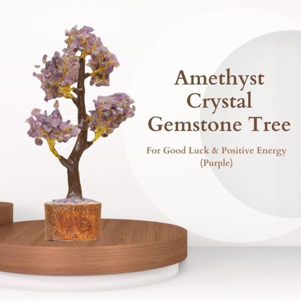 Amethy Crystal Gemstone Tree