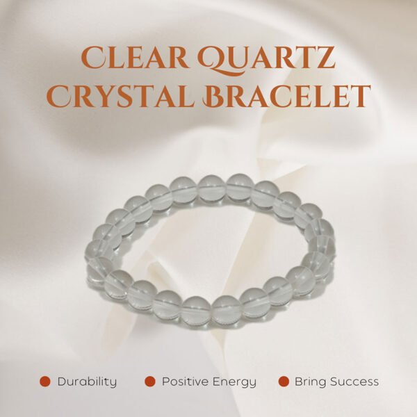 Clear Quartz Crystal Bracelet