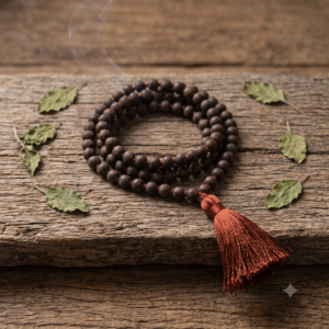 Pure Shyam Tulsi Kanthi / Jaap Mala with Silk Tassel