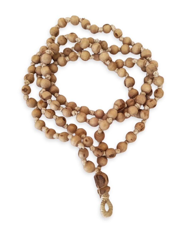 Original Tulsi Jaap Mala (108+1) – Finger Loop (6–7 mm)