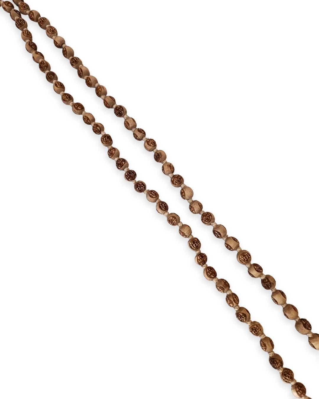 Original Tulsi "सीता राम" Jaap Mala (108+1) – Finger Loop (10–12 mm) - Image 3