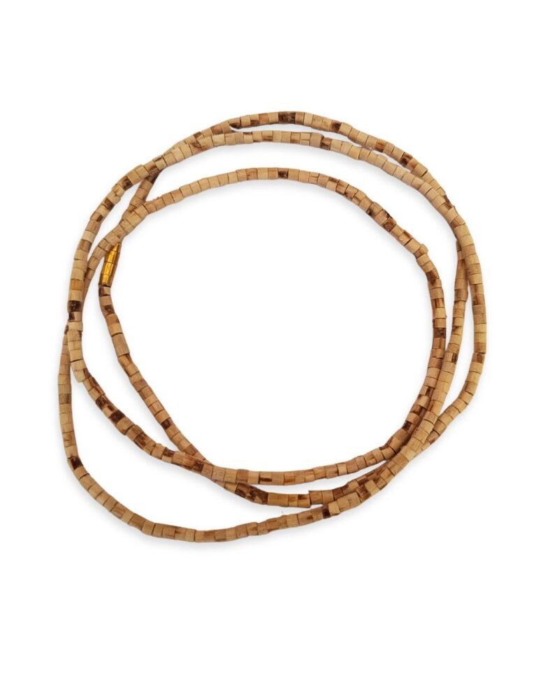 Original Tulsi 2 Round Cylindrical Mala (2 mm Cut Beads)