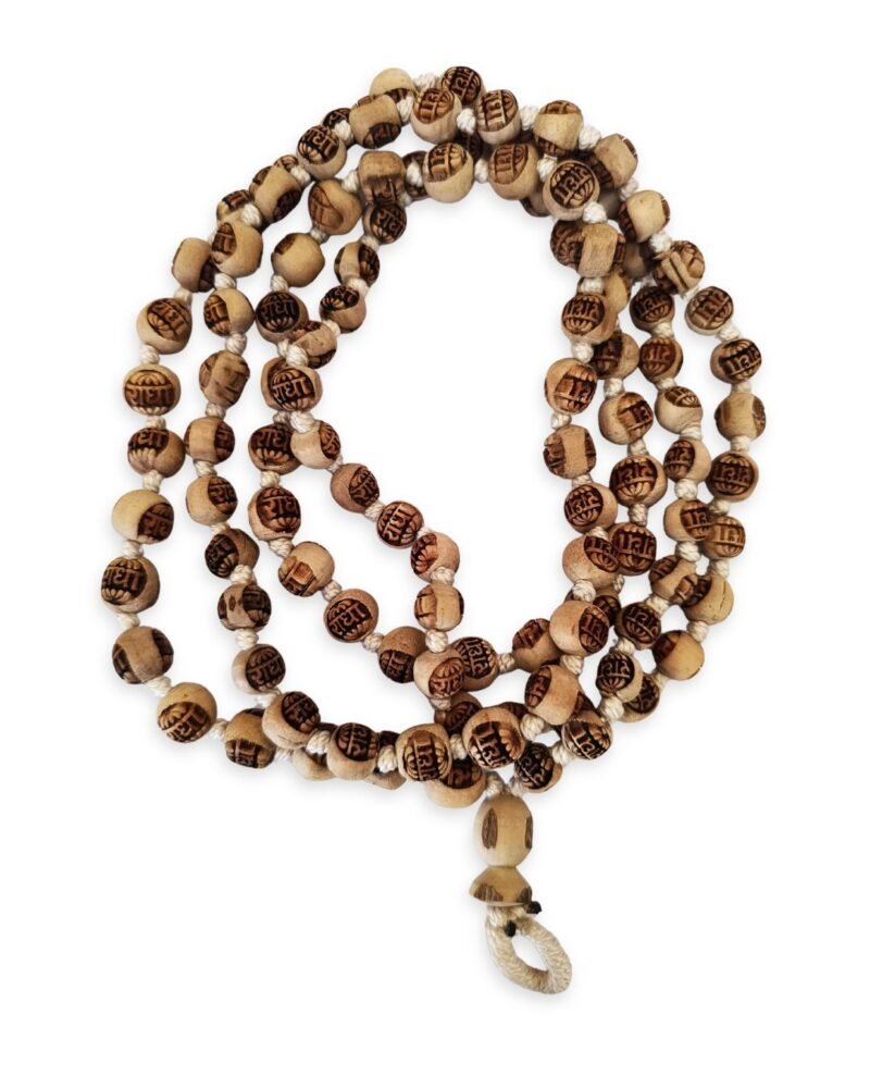 Original Tulsi "राधा" Jaap Mala (108+1) – Finger Loop (9–10 mm)