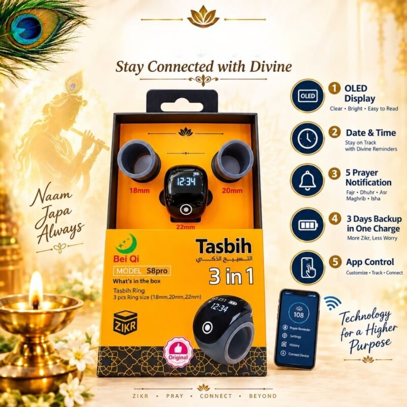 S8 Pro Smart Ring Digital Naam Jap Counter