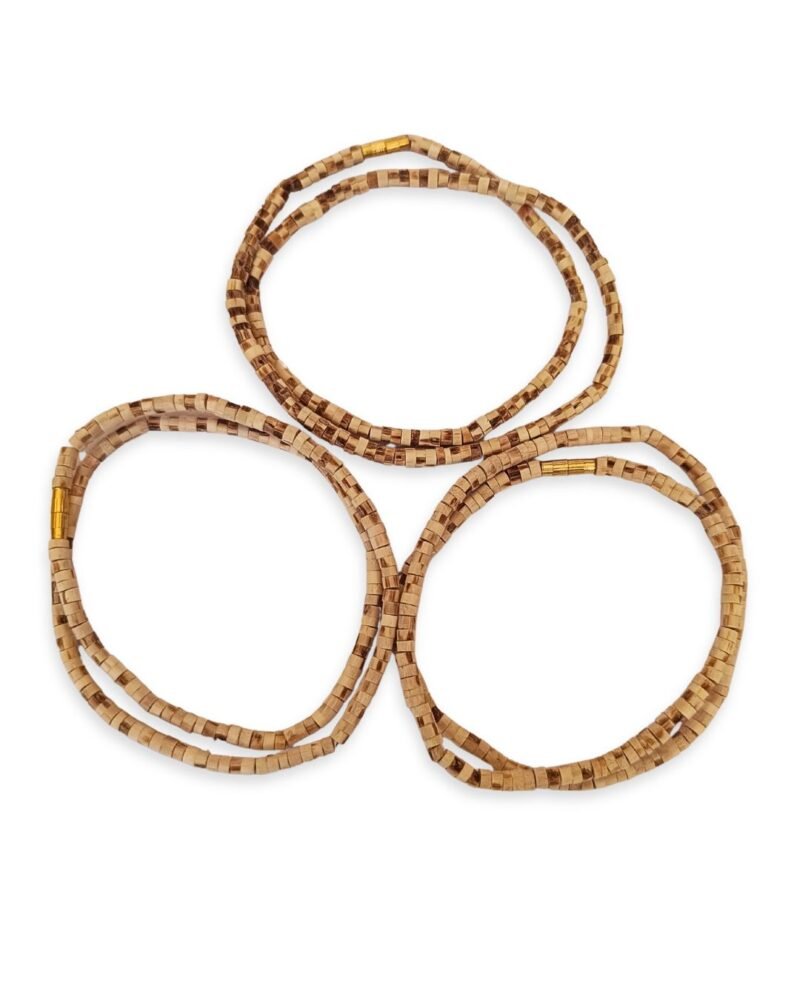 Original Tulsi 1 Round Cylindrical Mala (3 mm) – Pack of 3
