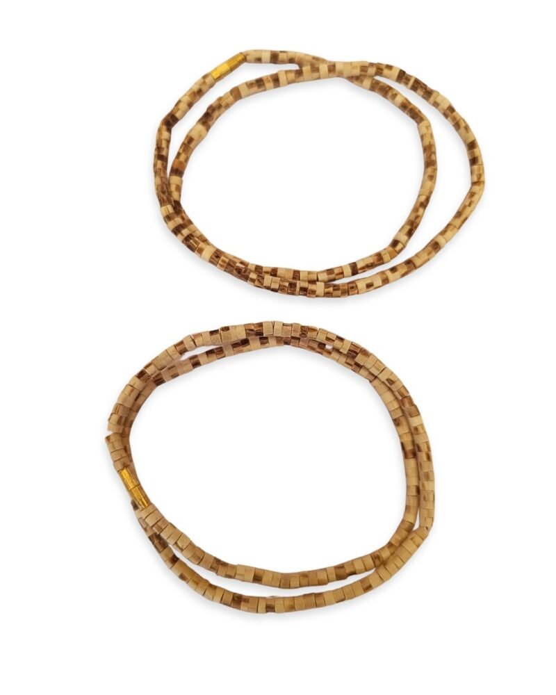 Original Tulsi 1 Round Cylindrical Mala (3 mm) – Pack of 2