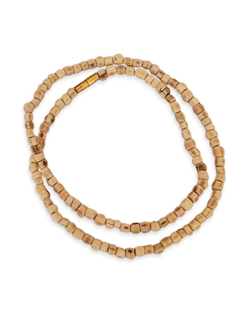 Original Tulsi 1 Round Cylindrical Mala (3–4 mm Cut Beads)
