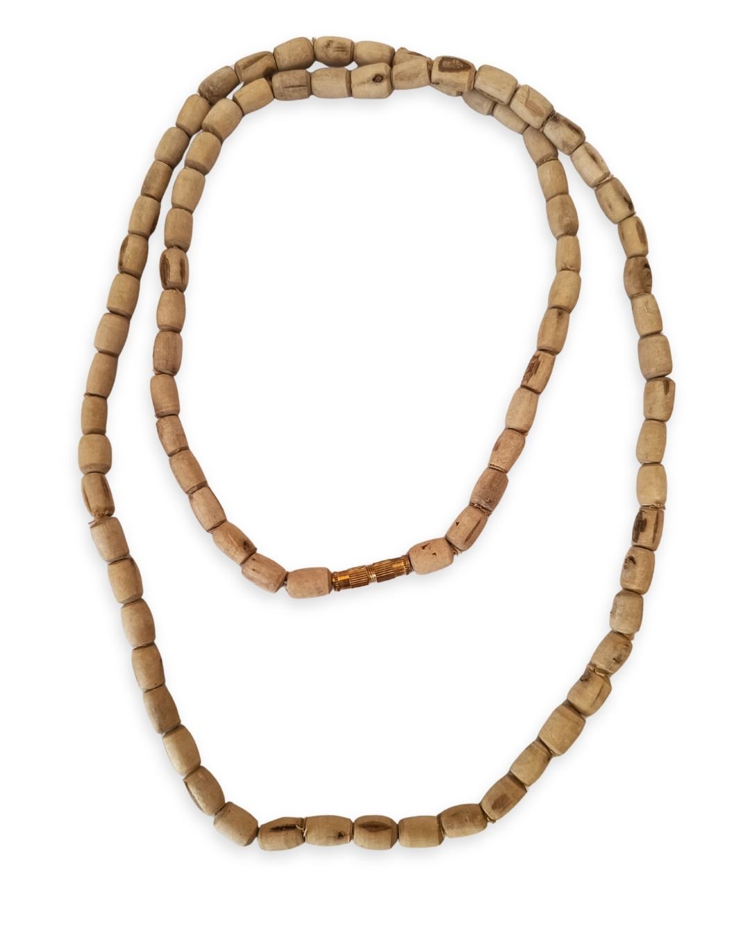 Original Tulsi 2 Round Mala – Cylindrical Cut (5–6 mm) - Image 2